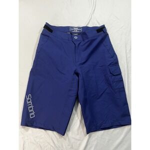 Sombrio Lowline Mens Mountain Bike Shorts Size Large Blue MTB Cycling
